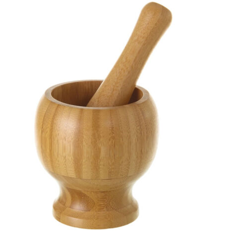Mortier et Pilon en Bambou (1/3)