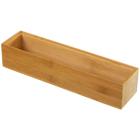 Rangement Organisateur Salle de Bain Bambou - 30.5x7.5x6.5cm (1/3)