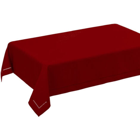 Nappe Rectangulaire Rouge Bordeaux - 210x150cm