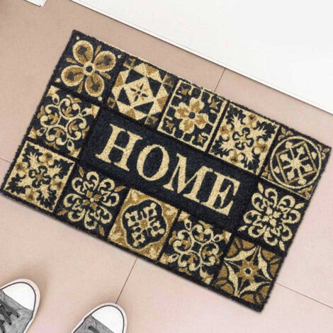 Paillasson Coco Façon Carreaux de Ciment Home - 60x40x1.5cm (1/5)