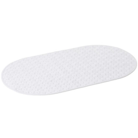 Tapis Salle de Bain Antidérapant PVC Blanc (1/3)