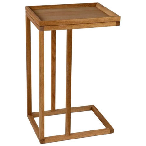 Table d'Appoint / Bout de Canapé en Chêne (1/3)