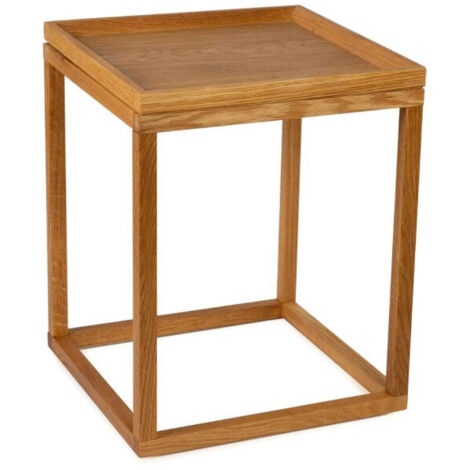 Table de Chevet / Table d'Appoint en Chêne (1/2)