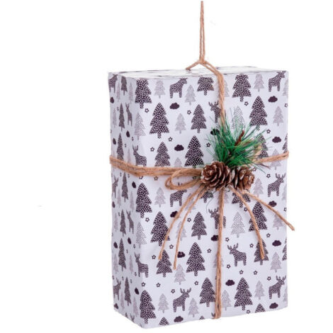 Décoration de Noël à Suspendre cadeau Cerfs - 18x11x5cm (1/3)