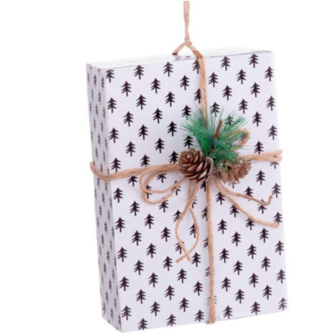 Décoration de Noël à Suspendre cadeau Sapins - 18x11x5cm (1/3)