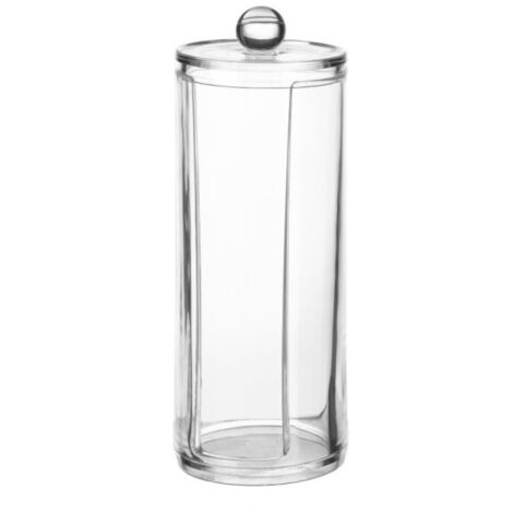 Distributeur de coton à démaquiller en acrylique transparent (1/3)