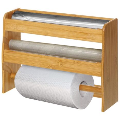 Distributeur 3 Rouleaux Cuisine en Bambou (1/5)