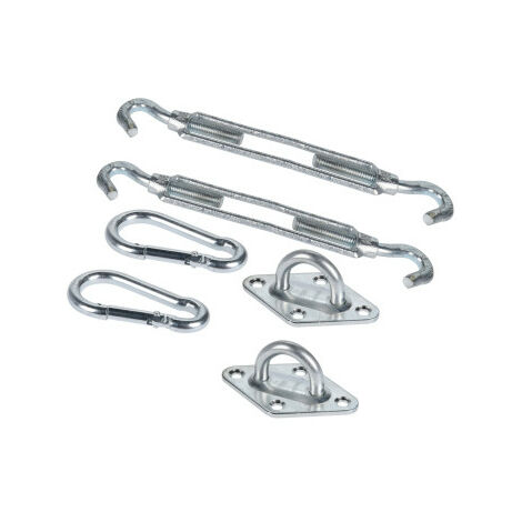 Kit de fixation pour voile d'ombrage 6 pièces (1/3)