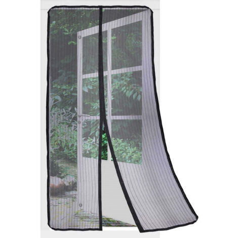 Moustiquaire pour porte système magnétique - 100x210cm (1/5)