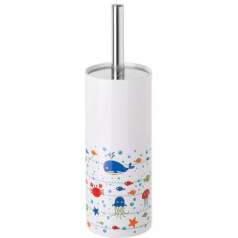 Brosse WC Céramique Multicolore Poissons (1/4)