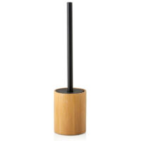 Brosse WC en Bambou et Polyrésine Noire
