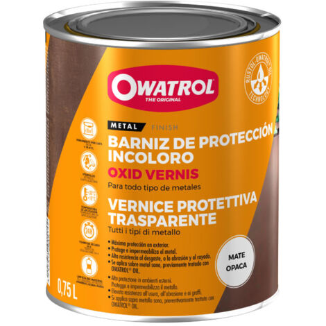 Barniz de protección incoloro Owatrol OXID VERNIS MATE Kaki (owp14) 0,75 litro