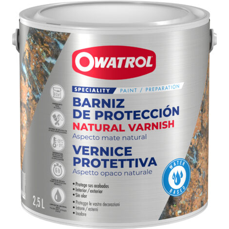 Barniz de protección Owatrol NATURAL VARNISH 0,5 litro (1/2)