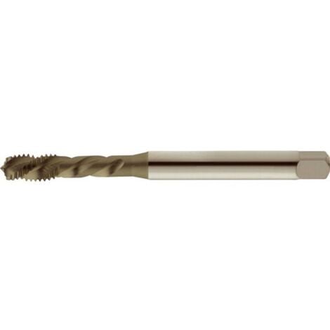 Taraud machine pour trous borgnes à gauche, sans revêtement, DIN 371 B, Filetage M6, Pas 1,0 mm, Long. totale : 80 mm, queue Ø 6,0 mm