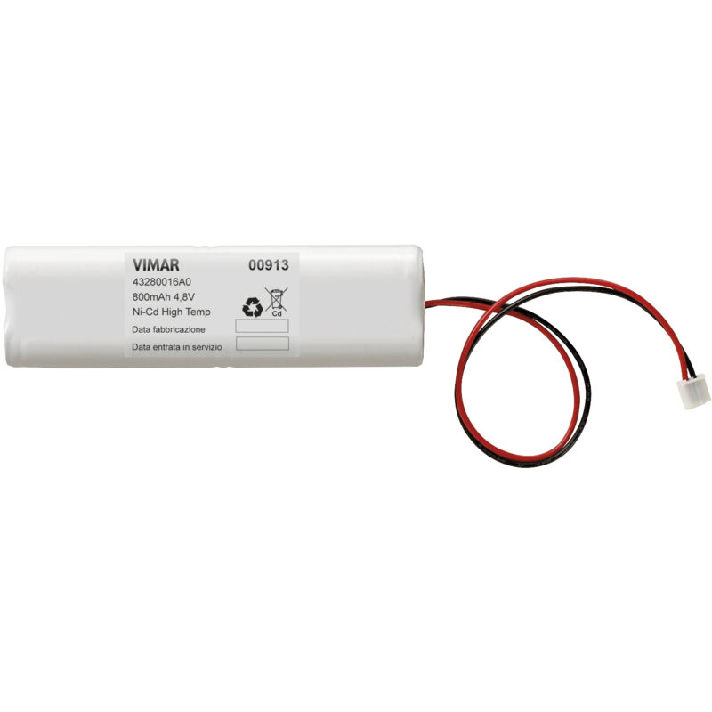 VIMAR - 00913 Batería recargable de Ni-Cd 4,8 V 800 mAh
