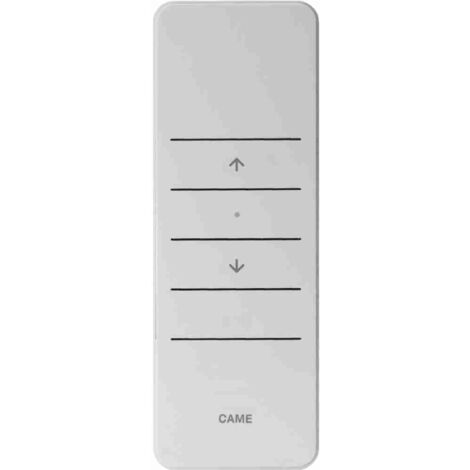 Transmisor Mando a Distancia Radio Control 433.92Mhz 1 Canal Blanco CAME ELVIS 1 001YE0144
