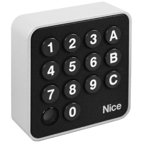 Teclado Numérico de Pared Externo Vía Radio 3 Combinaciones NICE EDSWG EDSWGR01