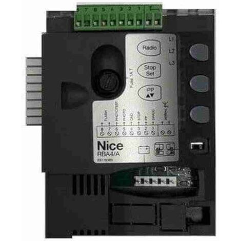 SPRBA4 Tablero de Control Central 24v Deslizante 400 ROAD RBA4 Pieza de Repuesto NICE SPRBA4