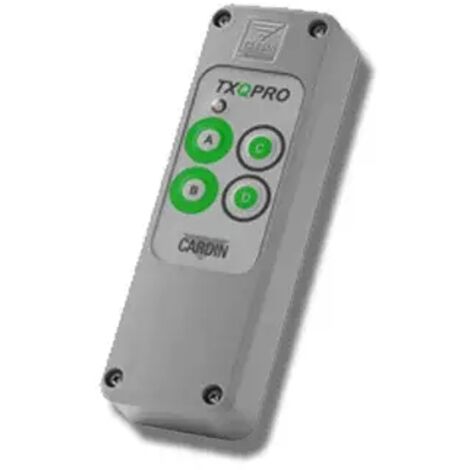 TXQPRO508-4 - Transmisor S508 de 4 funciones (antena interna) CARDIN TXQPRO508-4 (1/3)