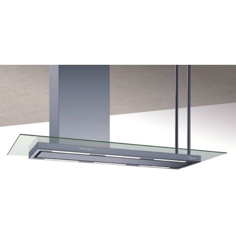 HOTTE ELEA ISOLA STYLE avec vitre cm 146 Gauche - Acier inoxydable - 800 m3/h