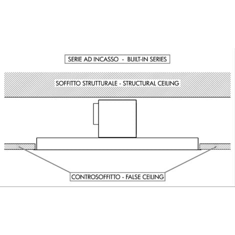 Teka GFG-2 Hotte Intégrée 55cm Verre Noir