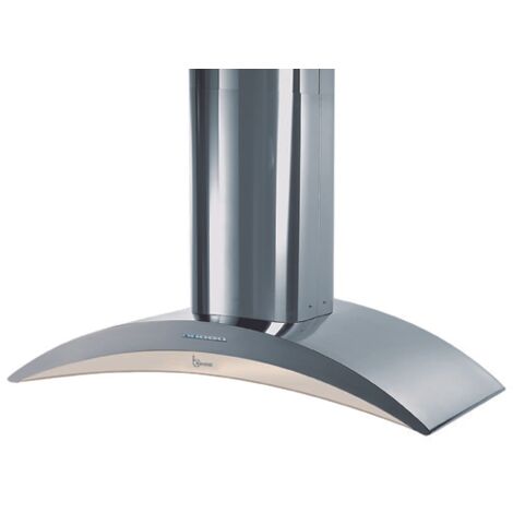 HOTTE ARCADIA ISOLA cm. 90X60 - Acier inoxydable, verre - 800 m³/h