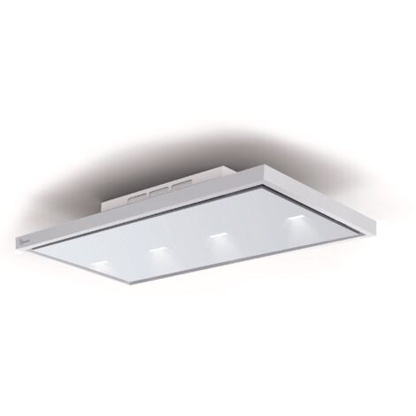 Hotte de plafond GEA FREE 90 cm – Débit d'air 900 m³/h – Éclairage LED – Filtres lavables anti-graisse et odeurs – Baraldi