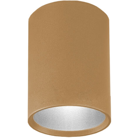 LUMICOM  ROND Plafoniera, 1x GU10, max 33W, metallo, anodic gold, D.6cm x H10cm