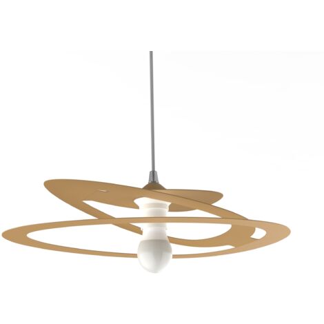 LUMICOM DILATE Sospensione, 1X E27, max 42W, metallo, anodic gold, D.40cm