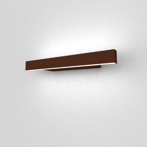 LUMICOM RIFT Applique S, STRIP LED, 11W/m, 3000K, metallo, corten, L.30