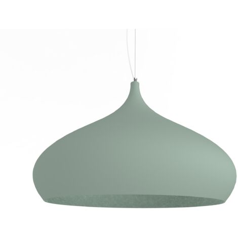 LUMICOM CALICE Sospensione, 1X E27, max 42W, metallo, verde iceberg, D.60cm (1/3)