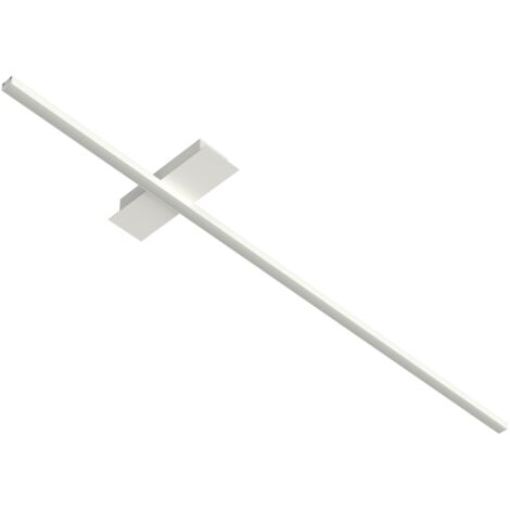 LUMICOM SPLINT 1X Plafoniera, STRIP LED, 17W/m, 3000K, metallo, bianco opaco, L100cm (1/2)