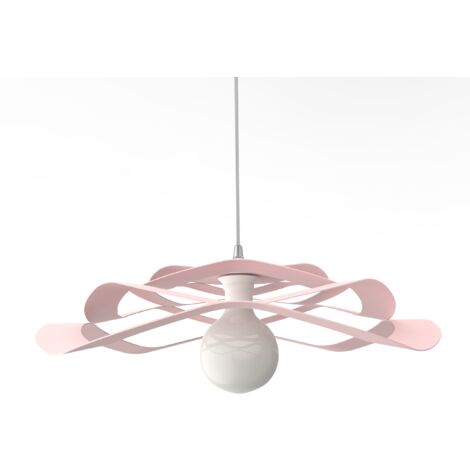 LUMICOM KAMI Plafoniera, 1X E27, max 42W, metallo, rosa, D.60cm