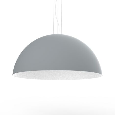 LUMICOM  CASSIS Sospensione, 1XE27, max 42W, metallo, grigio/bianco, D60cm