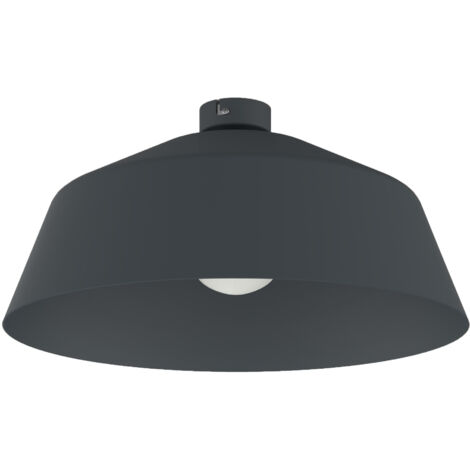 LUMICOM TOKYO Plafoniera, 1xE27, max 42W, metallo, antracite, D.50cm