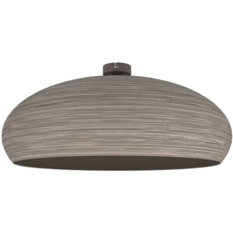 LUMICOM UFO Plafoniera, 1xE27, max 42W, metallo, tortora lucido, D.60cm (1/2)