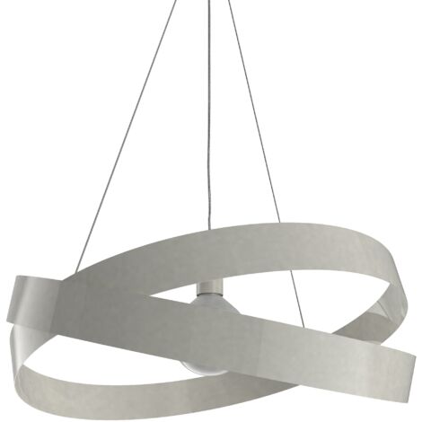 LUMICOM SOFT Sospensione, 1X E27, max 42W, metallo, bianco lucido, D60cm