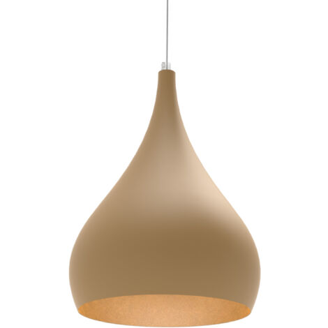 LUMICOM  CALICE Sospensione, 1X E27, max 42W, metallo, anodic gold, D.20cm (1/3)