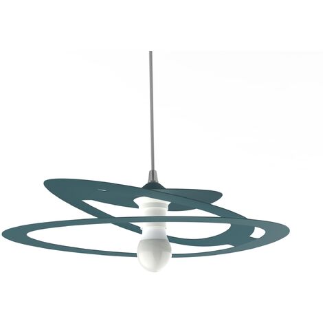 LUMICOM DILATE Sospensione, 1X E27, max 42W, metallo, blu mediterraneo, D.40cm