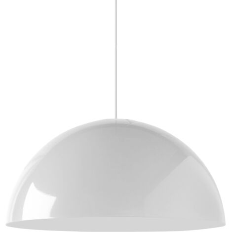 LUMICOM  CASSIS Sospensione, 1XE27, max 42W, metallo, bianco lucido, D40cm