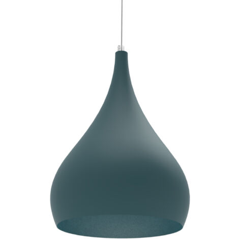 LUMICOM  CALICE Sospensione, 1X E27, max 42W, metallo, blu mediterraneo, D.20cm (1/3)