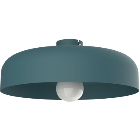 LUMICOM TUZZI Plafoniera, 1xE27, max 42W, metallo, blu mediterraneo, D.40cm