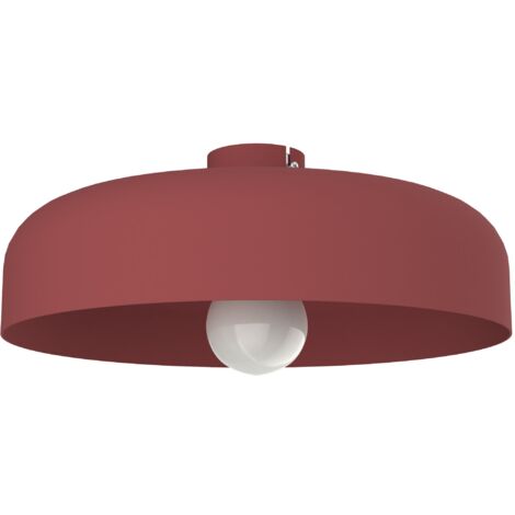 LUMICOM  TUZZI Plafoniera, 1xE27, max 42W, metallo, rosso cowhide, D.40cm