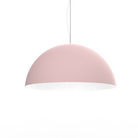 LUMICOM  CASSIS Sospensione, 1XE27, max 42W, metallo, rosa/bianco, D60cm