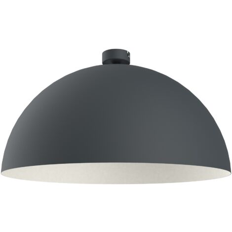 LUMICOM  CASSIS Plafoniera, 1XE27, max 42W, metallo, antracite/bianco, D60cm