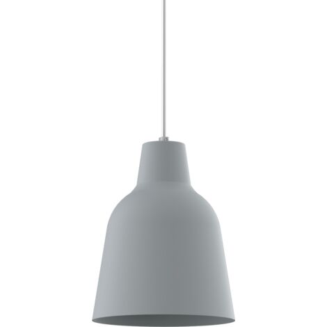 LUMICOM  DONG Sospensione, 1X E27, max 42W, metallo, grigio, D.16cm