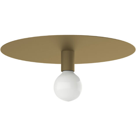 LUMICOM  NINA Plafoniera, 1X E27, max 42W, metallo, anodic gold, D.40cm