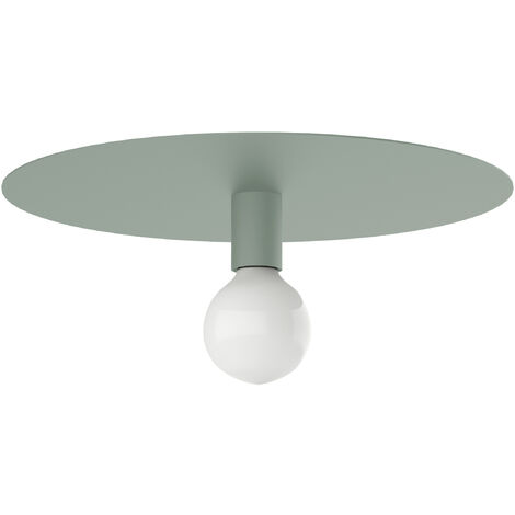 LUMICOM NINA Plafoniera, 1X E27, max 42W, metallo, verde iceberg, D.40cm