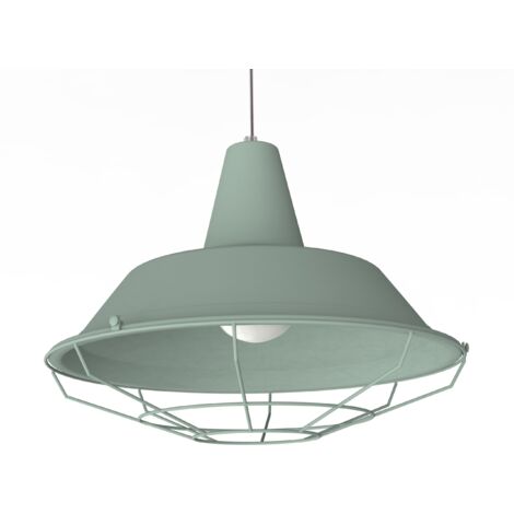 LUMICOM TIVOLI Sospensione, 1xE27, max 42W, metallo, verde iceberg, D.35cm (1/3)