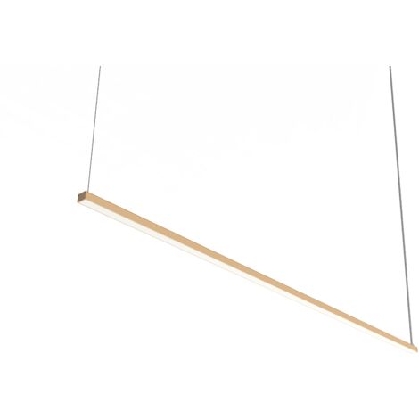LUMICOM  SPLINT 1X Sospensione, STRIP LED, 17W/m, 4000K, metallo, anodic gold, L100cm